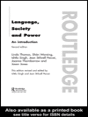 cover image of Language, Society and Power